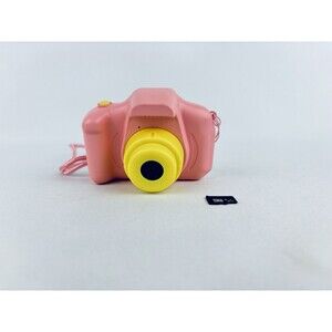 Digital Camera Brilliant Innovations - Pink- 8gb Micro SD Card - Kid Child -